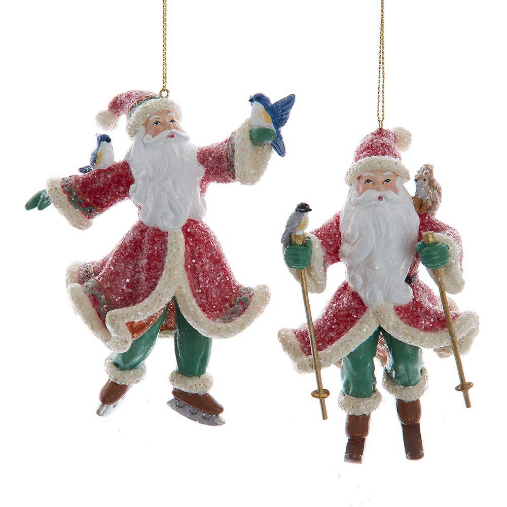 Kurt S. Adler, Inc. - Comfort & Joy Santa Ornaments