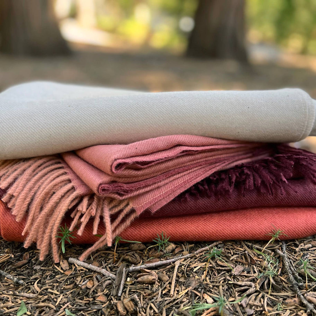 Shupaca Alpaca - 100% Baby Alpaca Throw - Persimmon