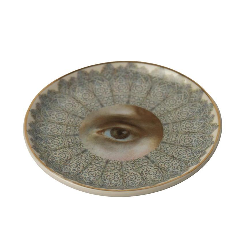 Spitfire Girl - Secret Lover Female Round Ceramic Dish