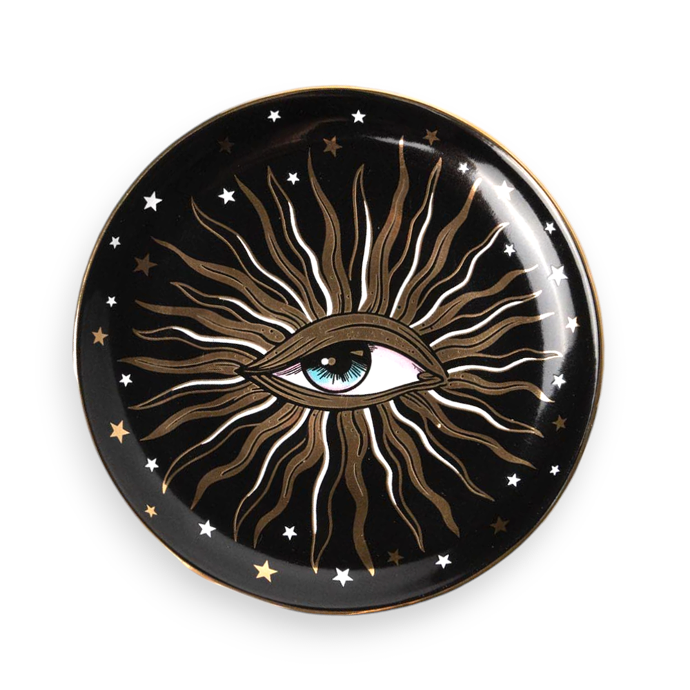 Spitfire Girl - Pop Art Round Ceramic Dish