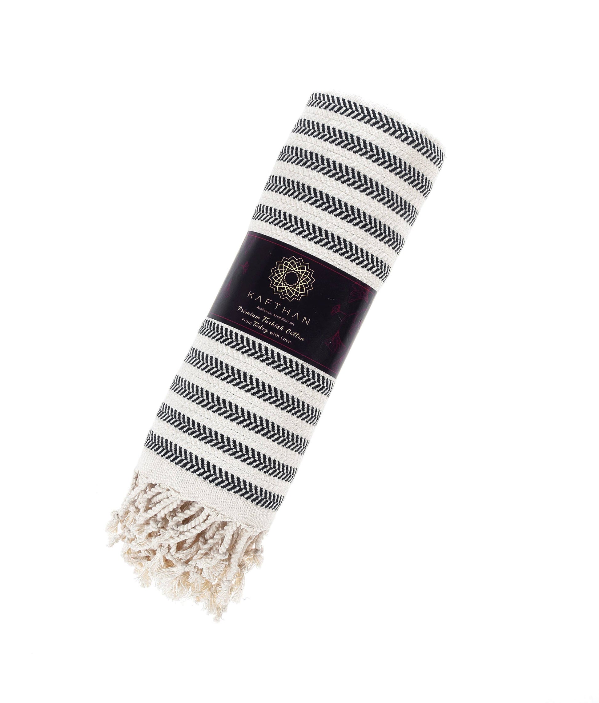 KAFTHAN - peshtemal Calista Cotton Turkish Towel | Beach Towel | Christmas Gift