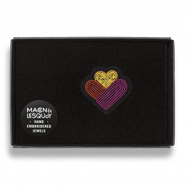 Macon & Lesquoy - Brooch - Mini Family Hearts