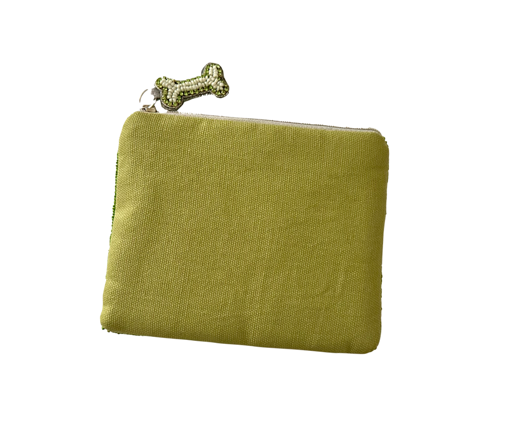 Dachshund Coin Purse -Beaded Dog Bag