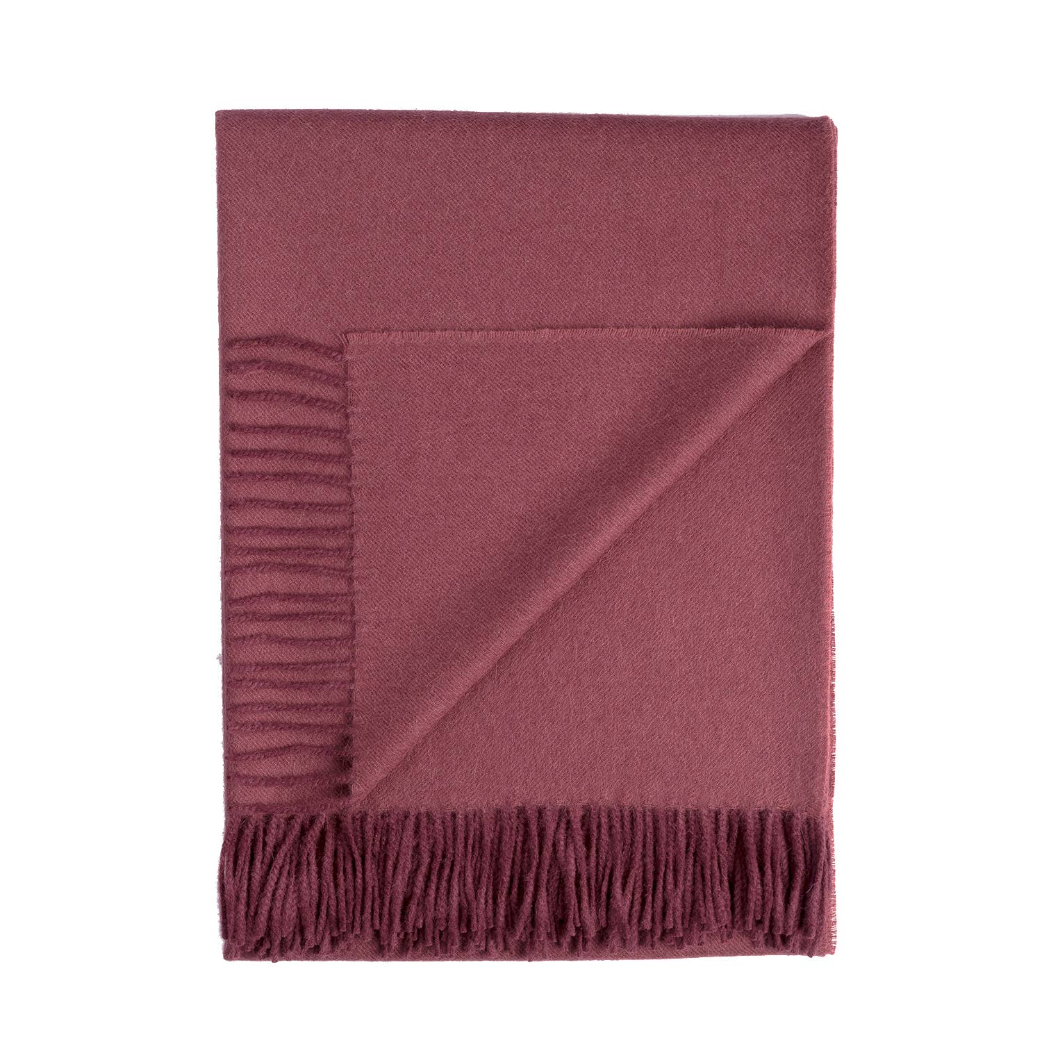 Shupaca Alpaca - 100% Baby Alpaca Throw - Malbec