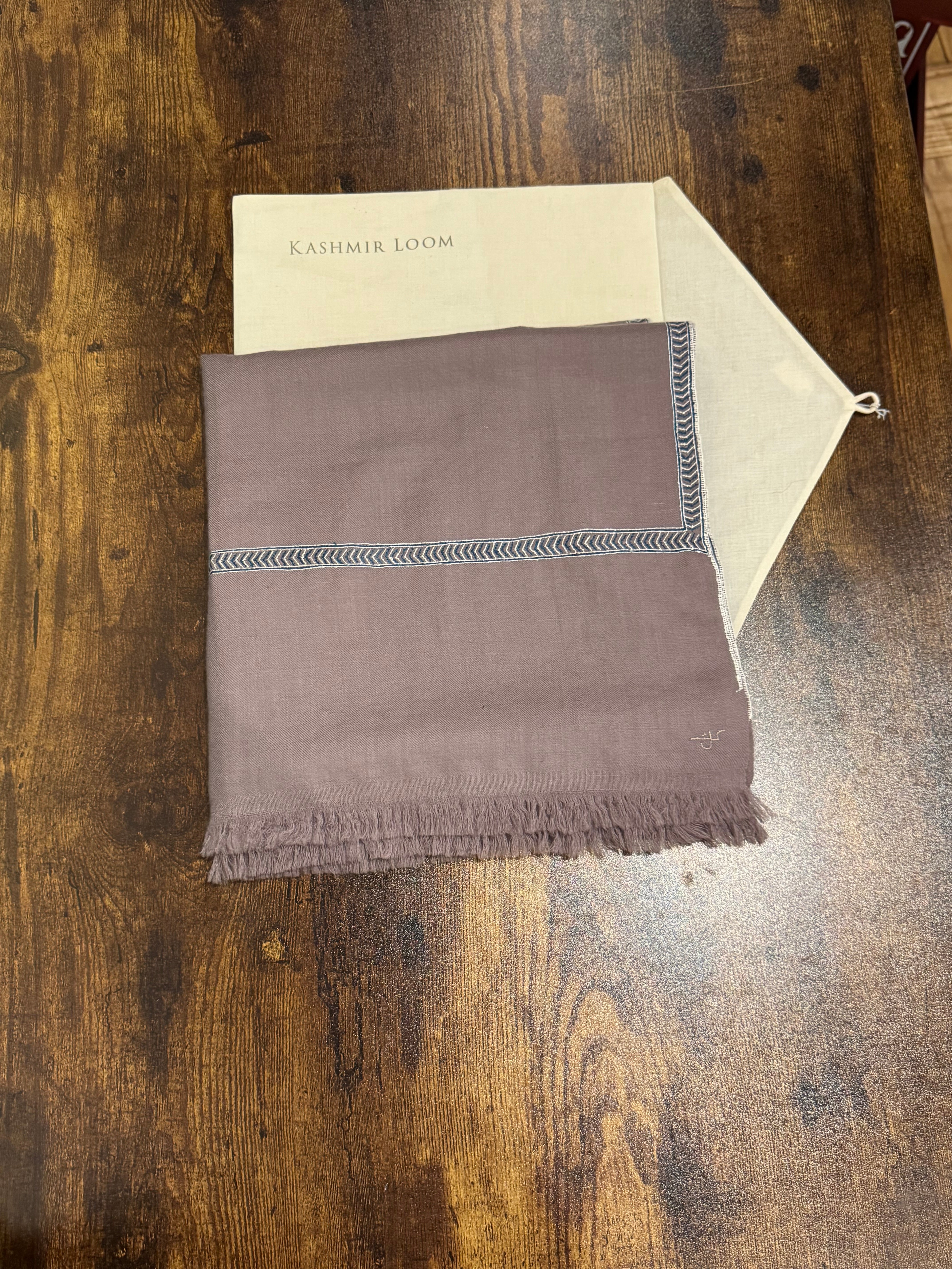Kashmir Loom - cashmere scarf – Artisanal Cornucopia