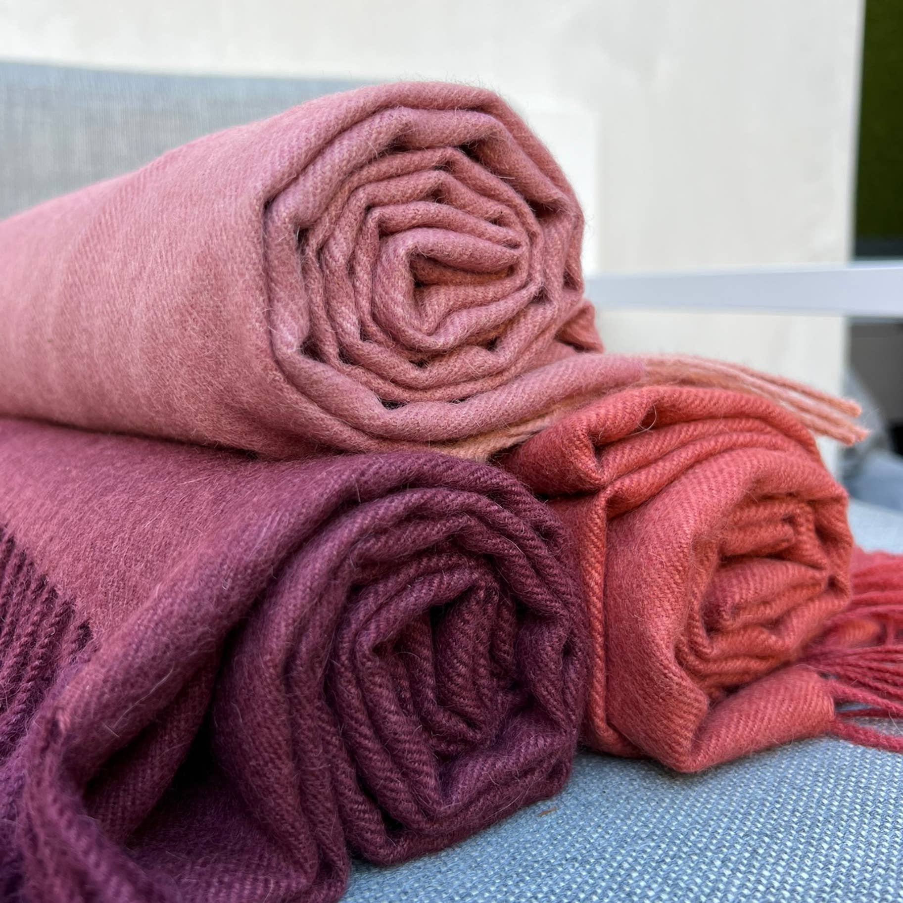 Shupaca Alpaca - 100% Baby Alpaca Throw - Malbec