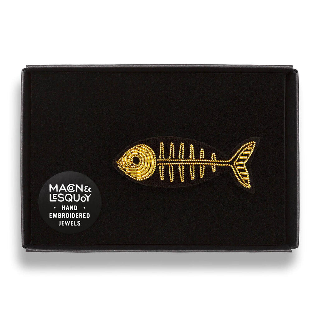 Macon & Lesquoy - Brooch - Fishbone