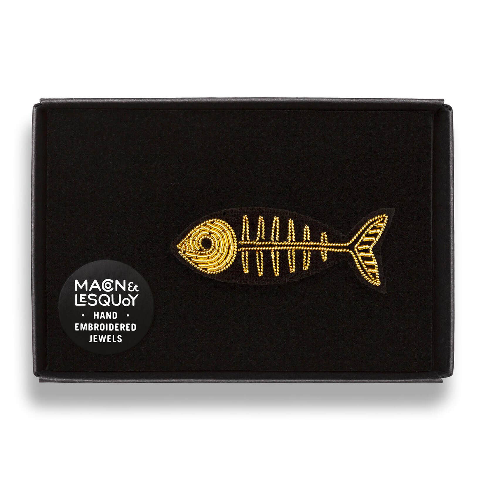 Macon & Lesquoy - Brooch - Fishbone