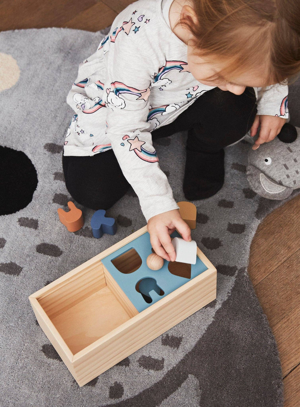 OYOY LIVING DESIGN - Wooden Puzzle Box - Nature