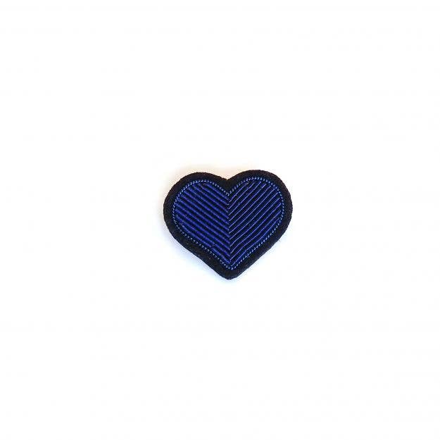 Macon & Lesquoy - Brooch - Blue Heart (S box)