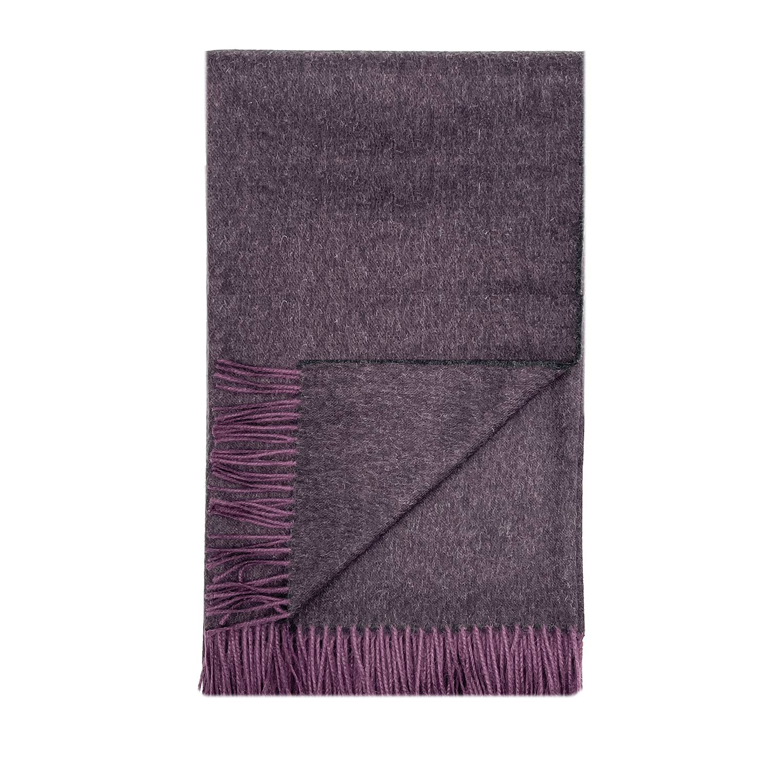 Shupaca Alpaca - 100% Baby Alpaca Scarf - Elderberry