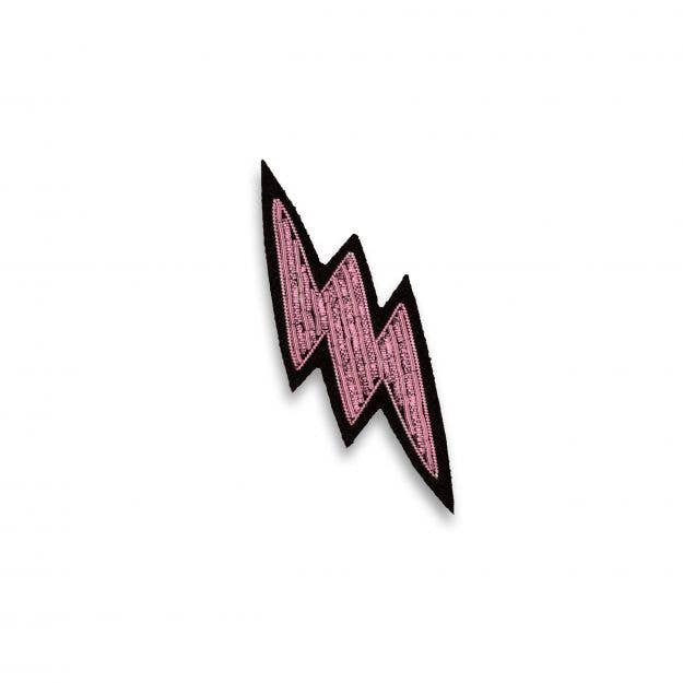 Macon & Lesquoy - Brooch - Small Pink Lightning (S box)