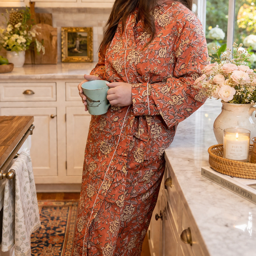 Rahab's Rope - Loverly Block Print Robe