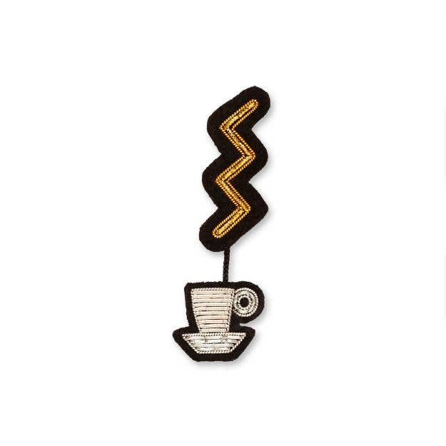 Macon & Lesquoy - Brooch - Turkish Coffee