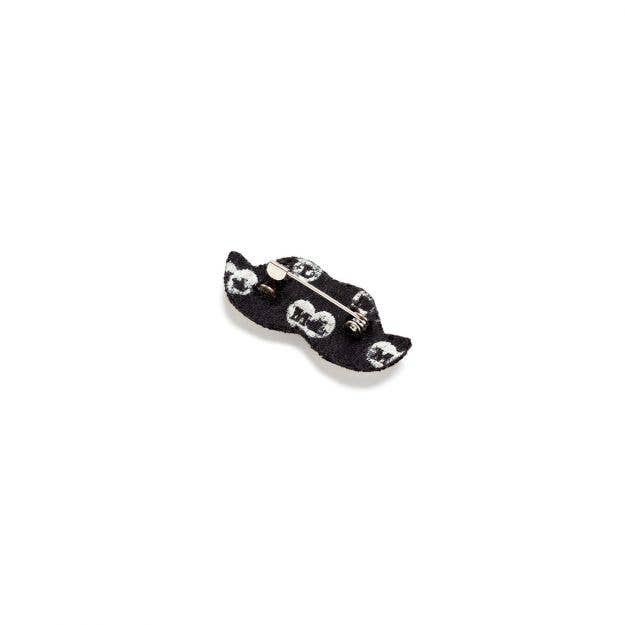 Macon & Lesquoy - Brooch - Golden Moustache