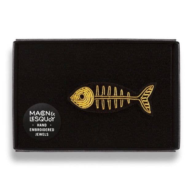 Macon & Lesquoy - Brooch - Fishbone