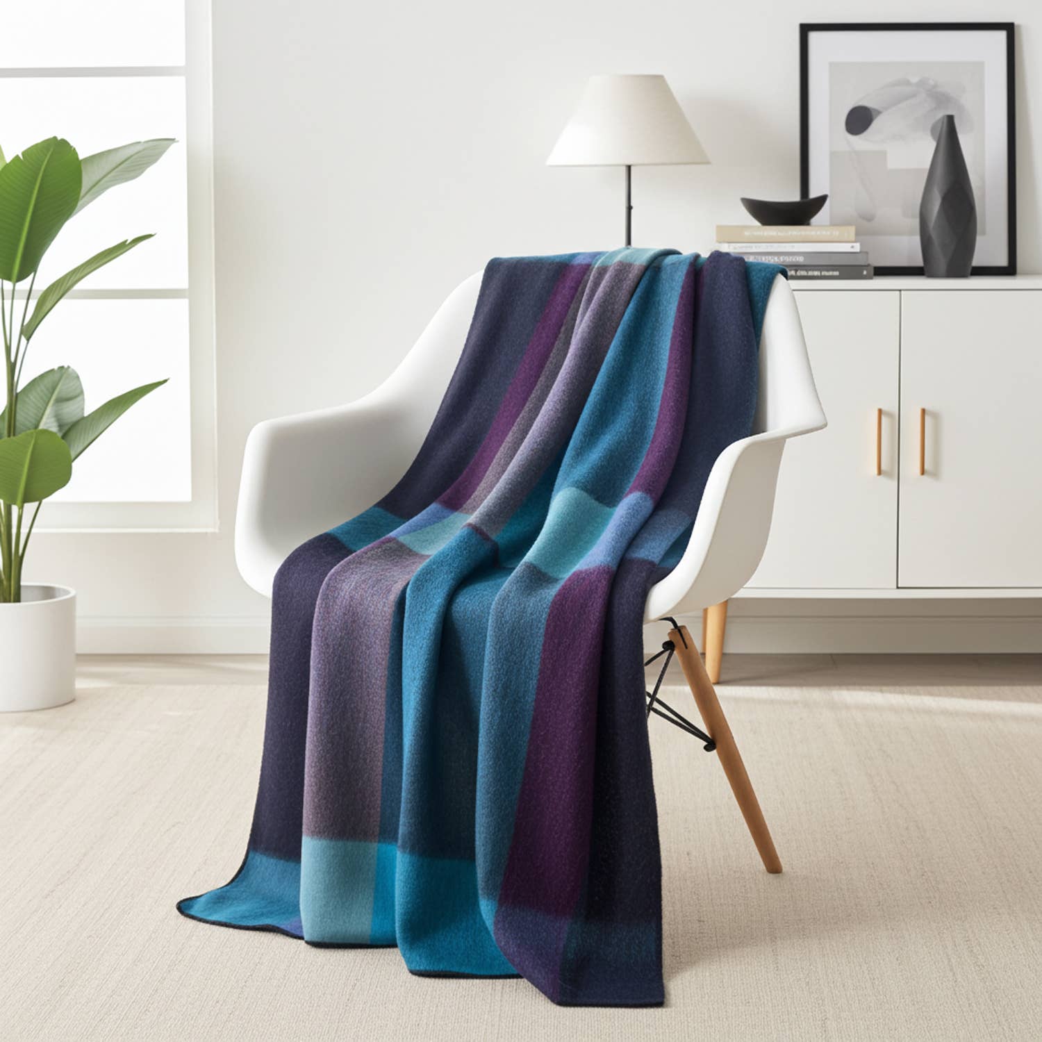 Shupaca Alpaca - Alpaca Throw Blanket - Nightfall