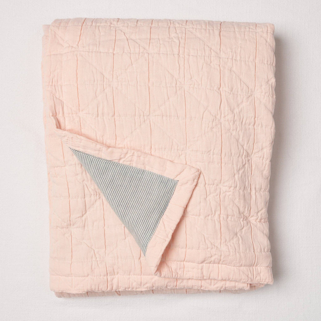 Crib Quilt-  Railroad Stripes