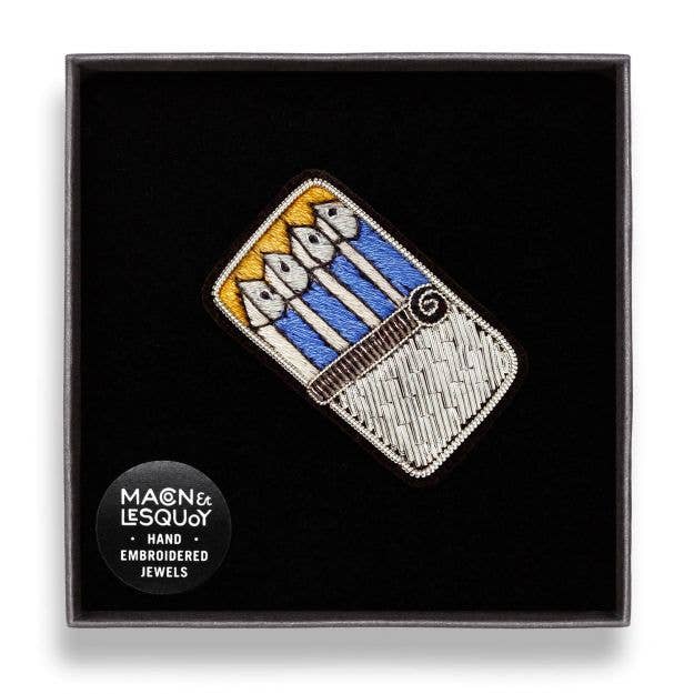 Macon & Lesquoy - Brooch - Sardine Tin