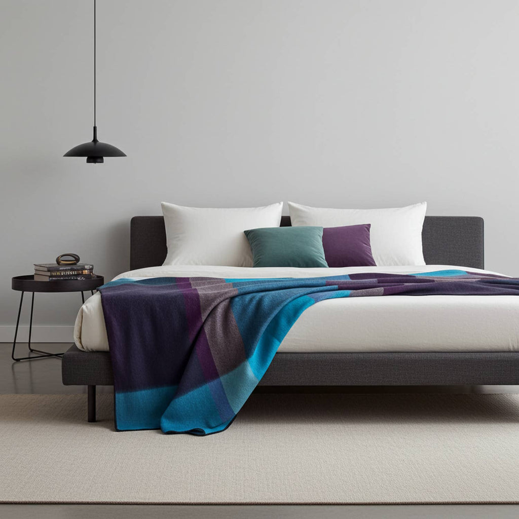 Shupaca Alpaca - Alpaca Throw Blanket - Nightfall