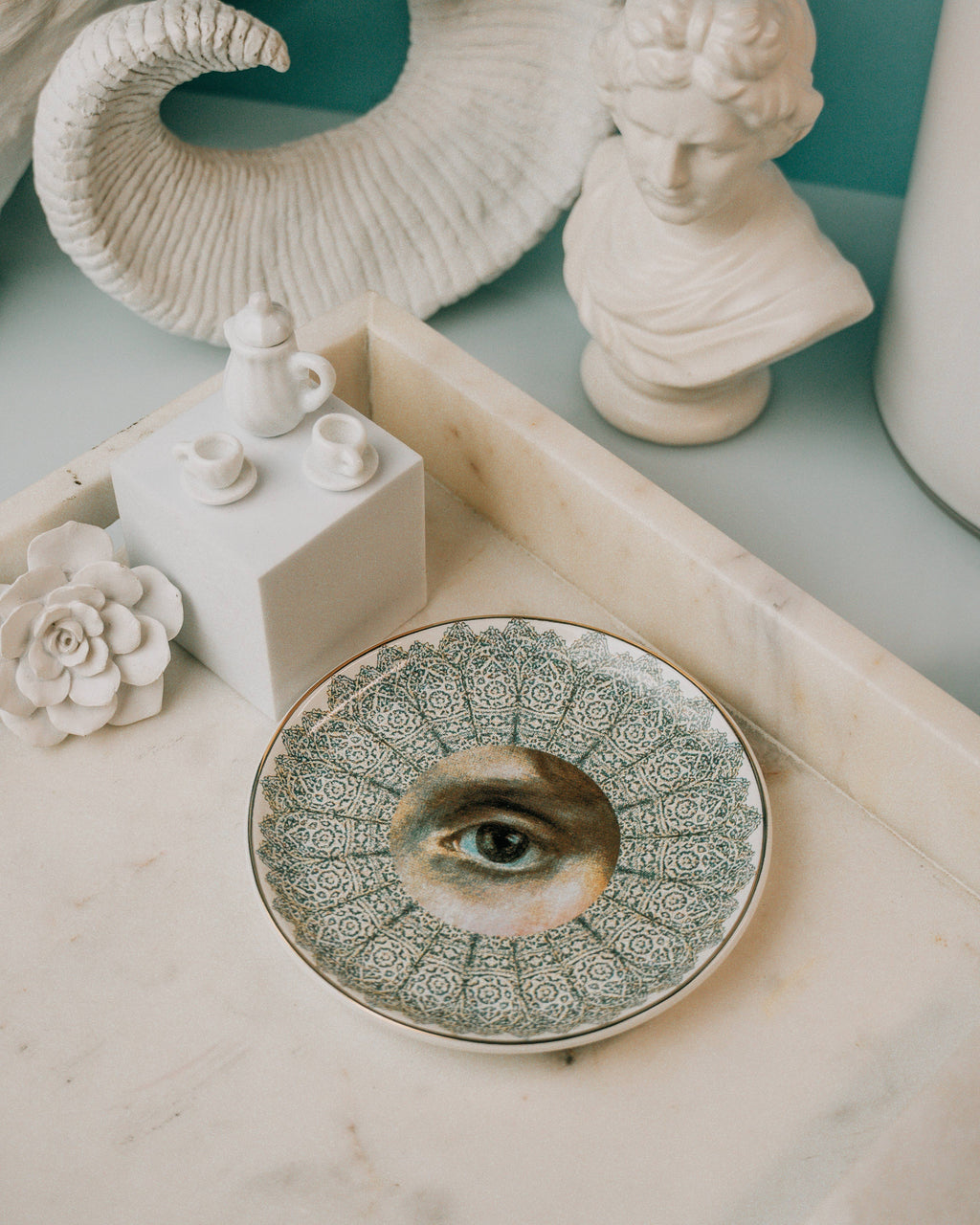 Spitfire Girl - Secret Lover Female Round Ceramic Dish