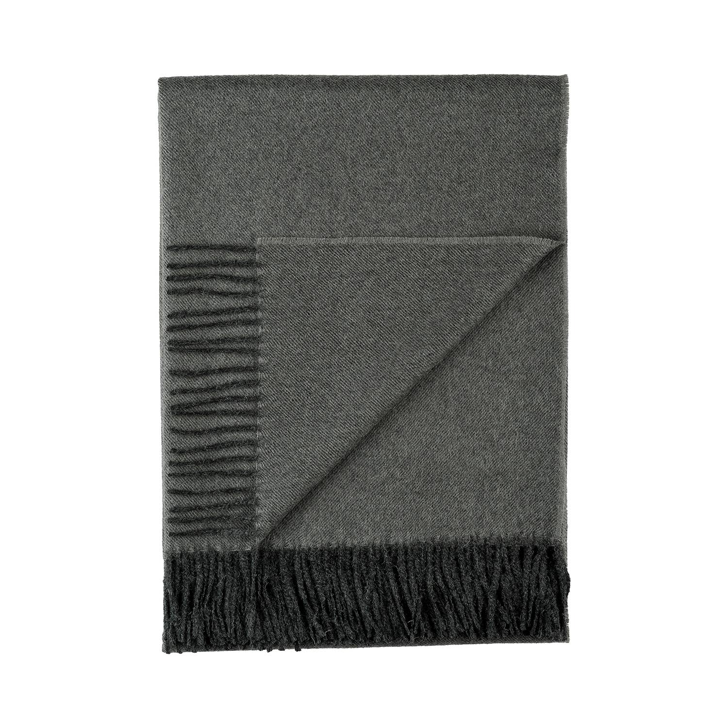Shupaca Alpaca - 100% Baby Alpaca Throw - Carbon