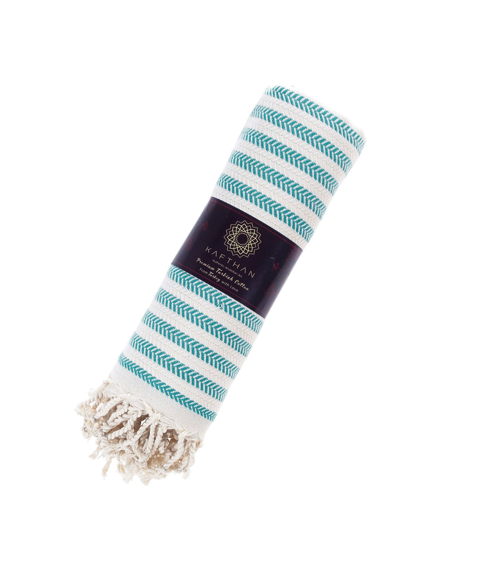 KAFTHAN - peshtemal Calista Cotton Turkish Towel | Beach Towel | Christmas Gift