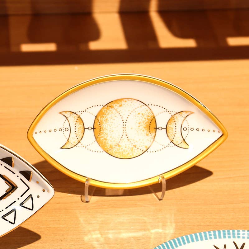 Gypsy Soul - Eye Shaped Protection Trinket Dish - 8 Pcs
