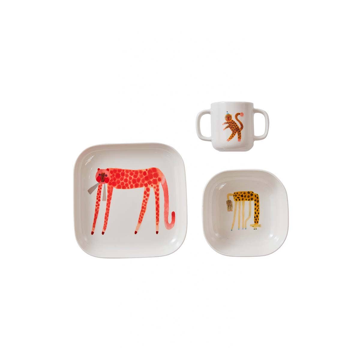OYOY LIVING DESIGN - Moira Tableware Set Strawberry Cat