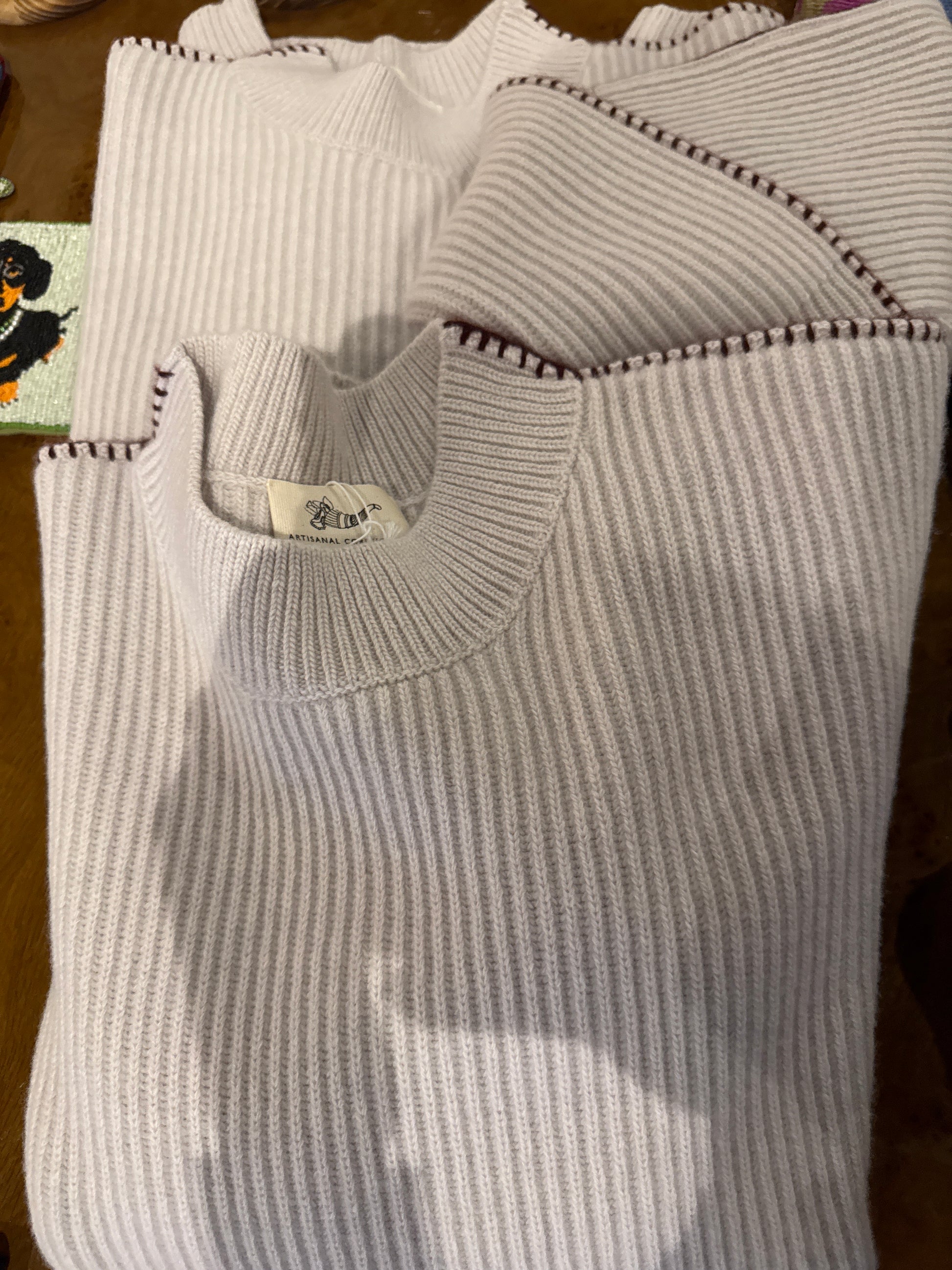 Artisanal Cornucopia cashmere blend ribbed half turtle neck small batch exclusive design sweater Made in Italy