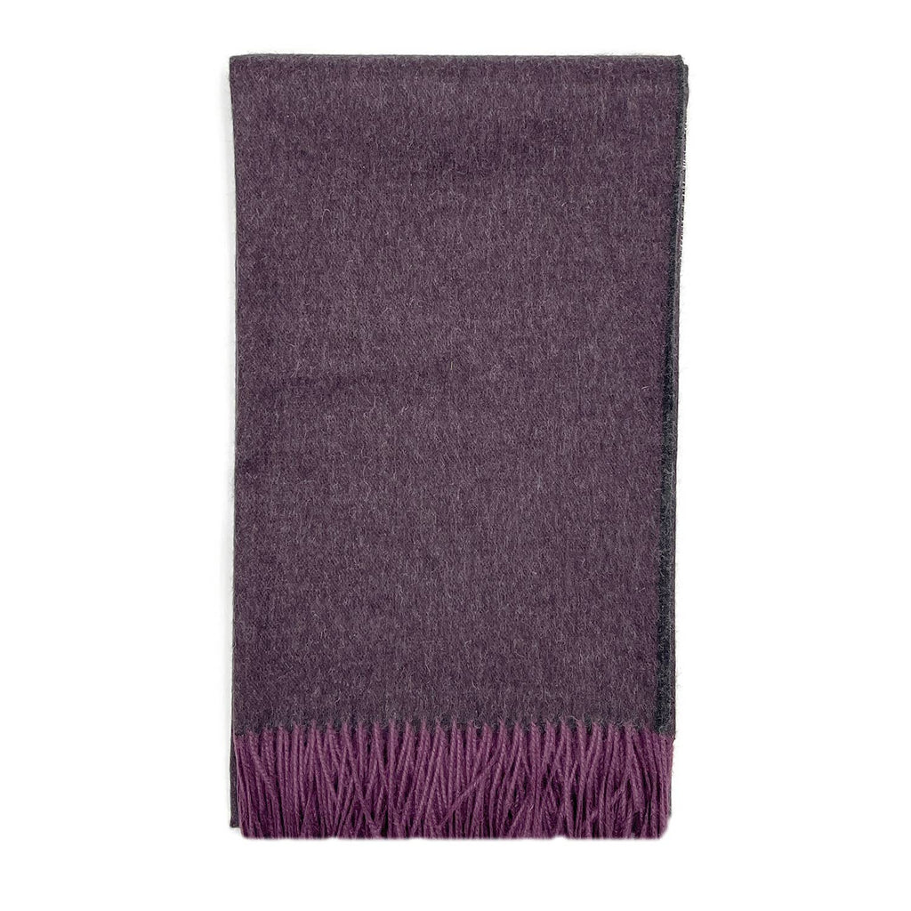 Shupaca Alpaca - 100% Baby Alpaca Scarf - Elderberry