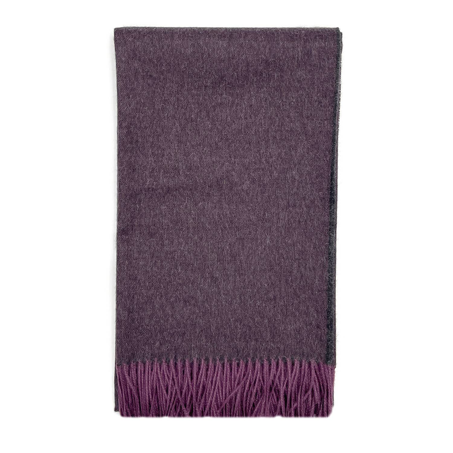 Shupaca Alpaca - 100% Baby Alpaca Scarf - Elderberry