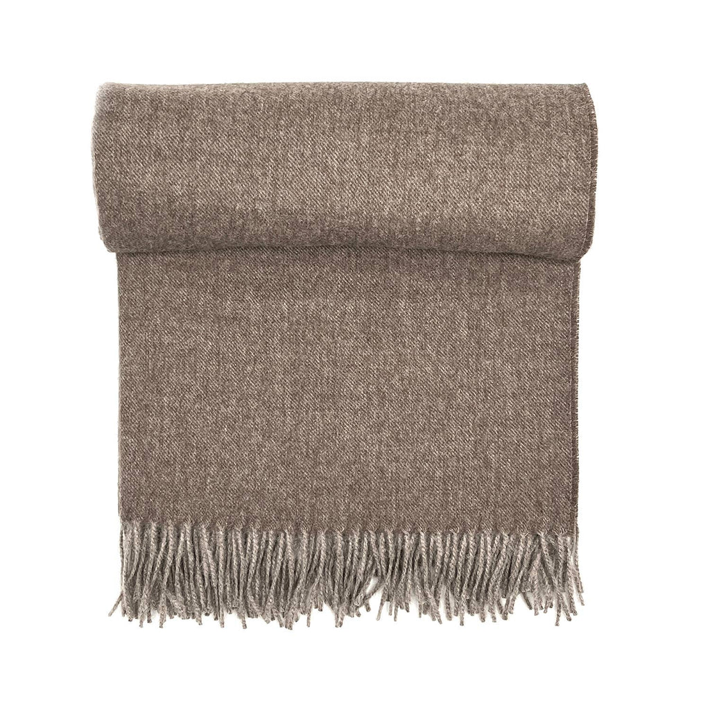 Shupaca Alpaca - 100% Baby Alpaca Scarf - Hazelnut