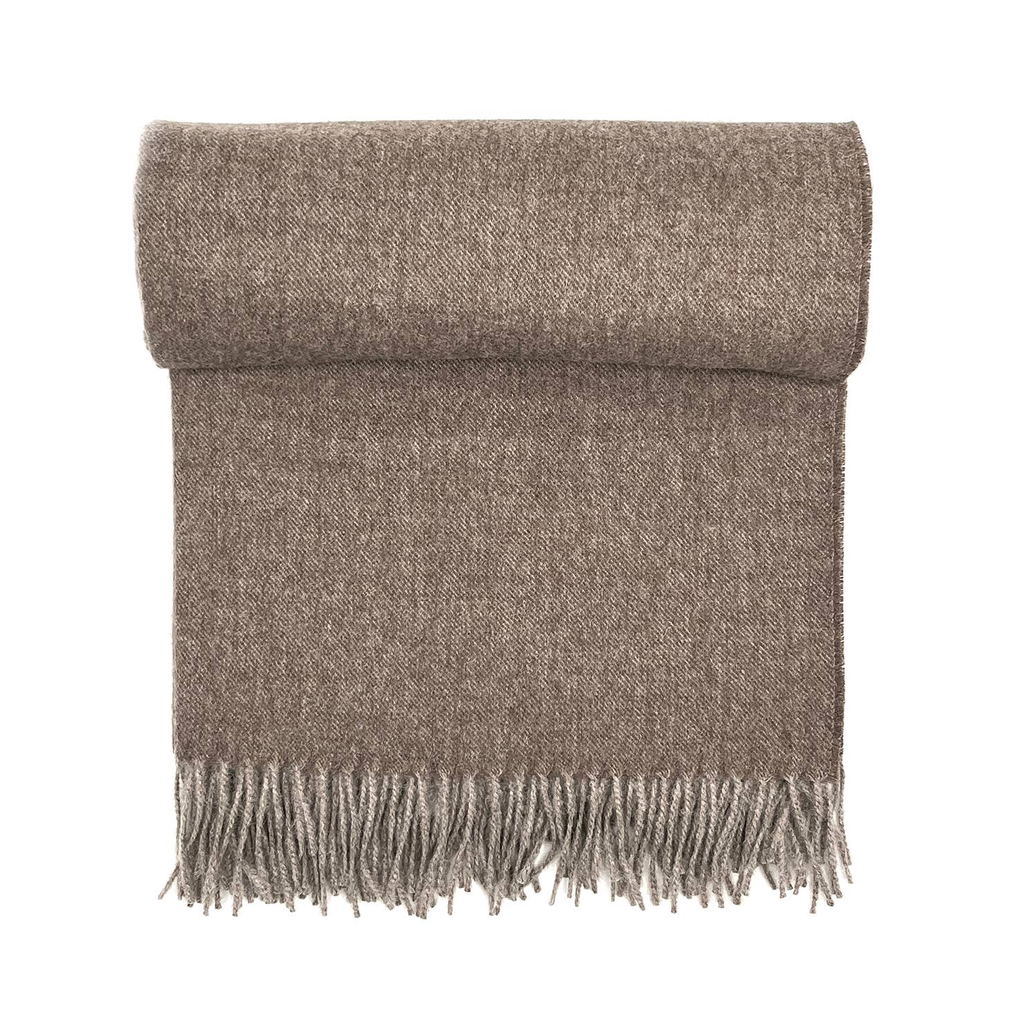 Shupaca Alpaca - 100% Baby Alpaca Scarf - Hazelnut