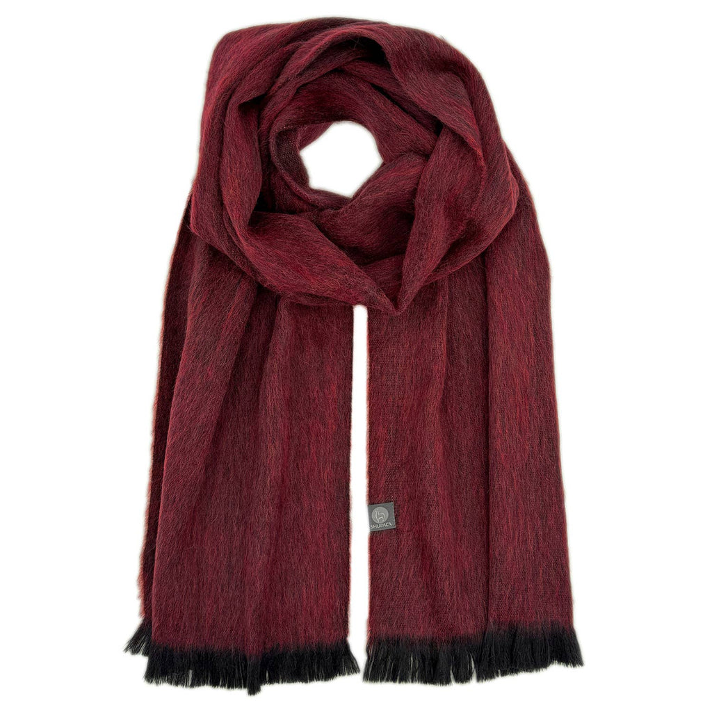 Shupaca Alpaca - Alpaca Scarf - Sapphire Red