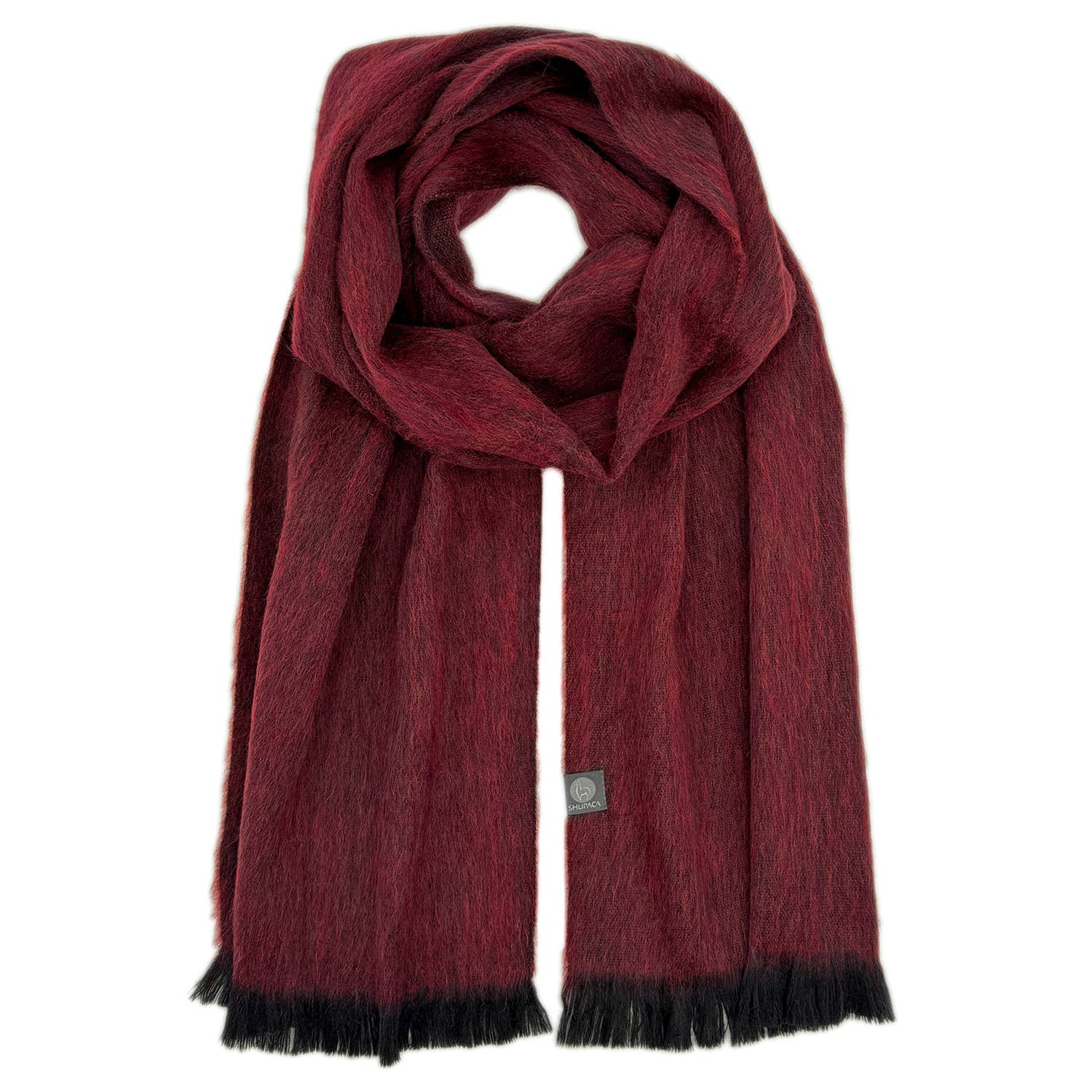 Shupaca Alpaca - Alpaca Scarf - Sapphire Red