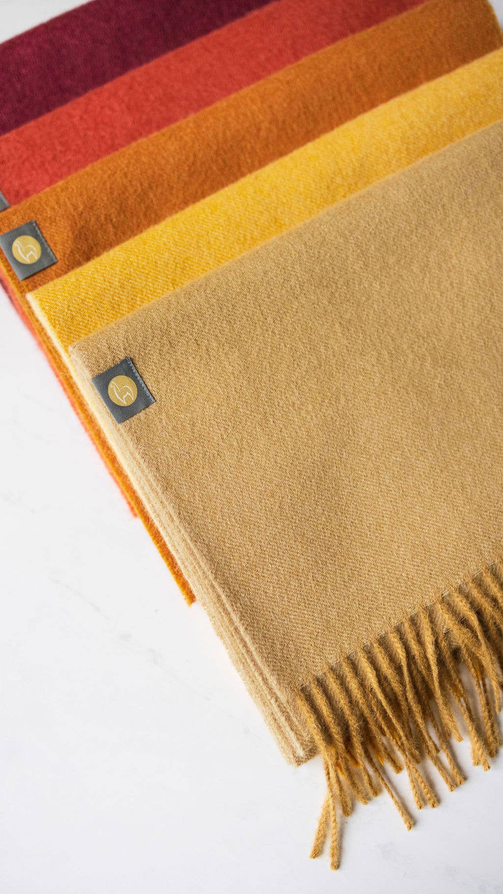 Shupaca Alpaca - 100% Baby Alpaca Scarf - Crimson