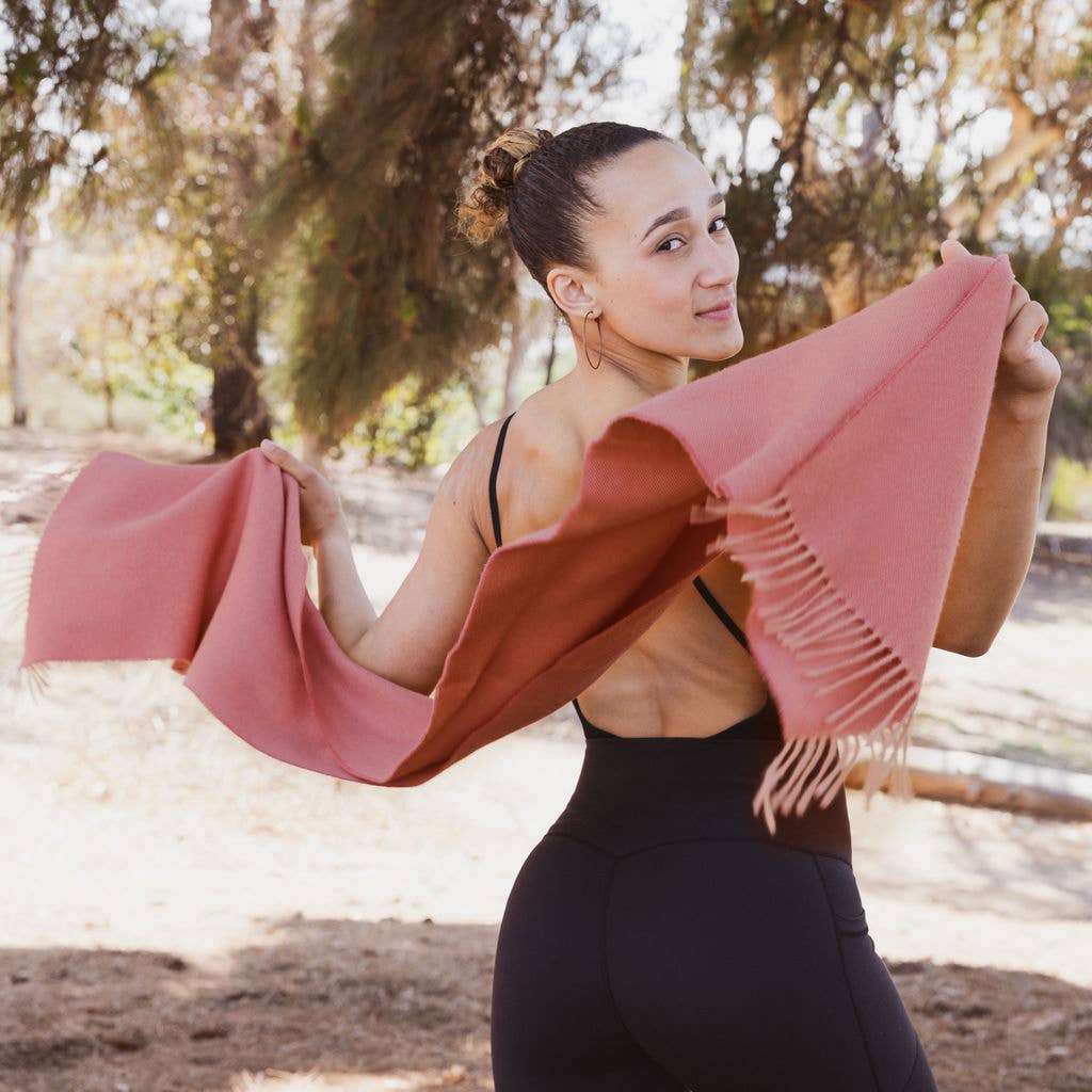 Shupaca Alpaca - 100% Baby Alpaca Scarf - Persimmon