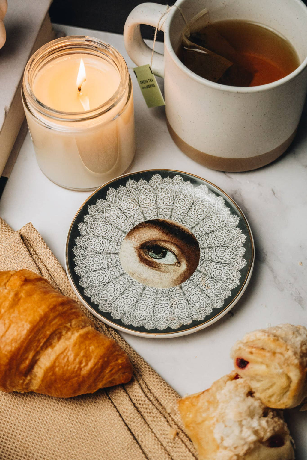 Spitfire Girl - Secret Lover Male Round Ceramic Dish