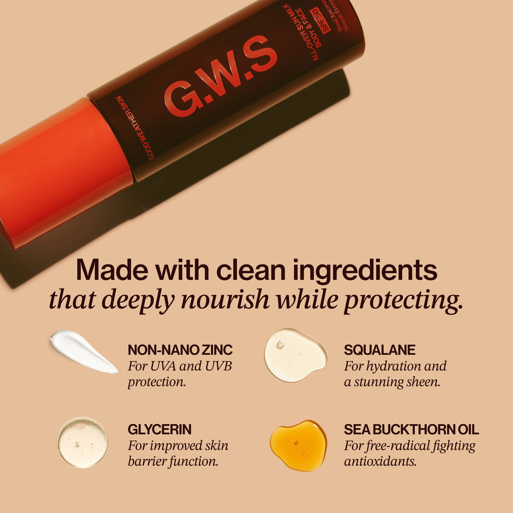 Good Weather Skin - The All-Over Sun Milk SPF 50 for Face & Body