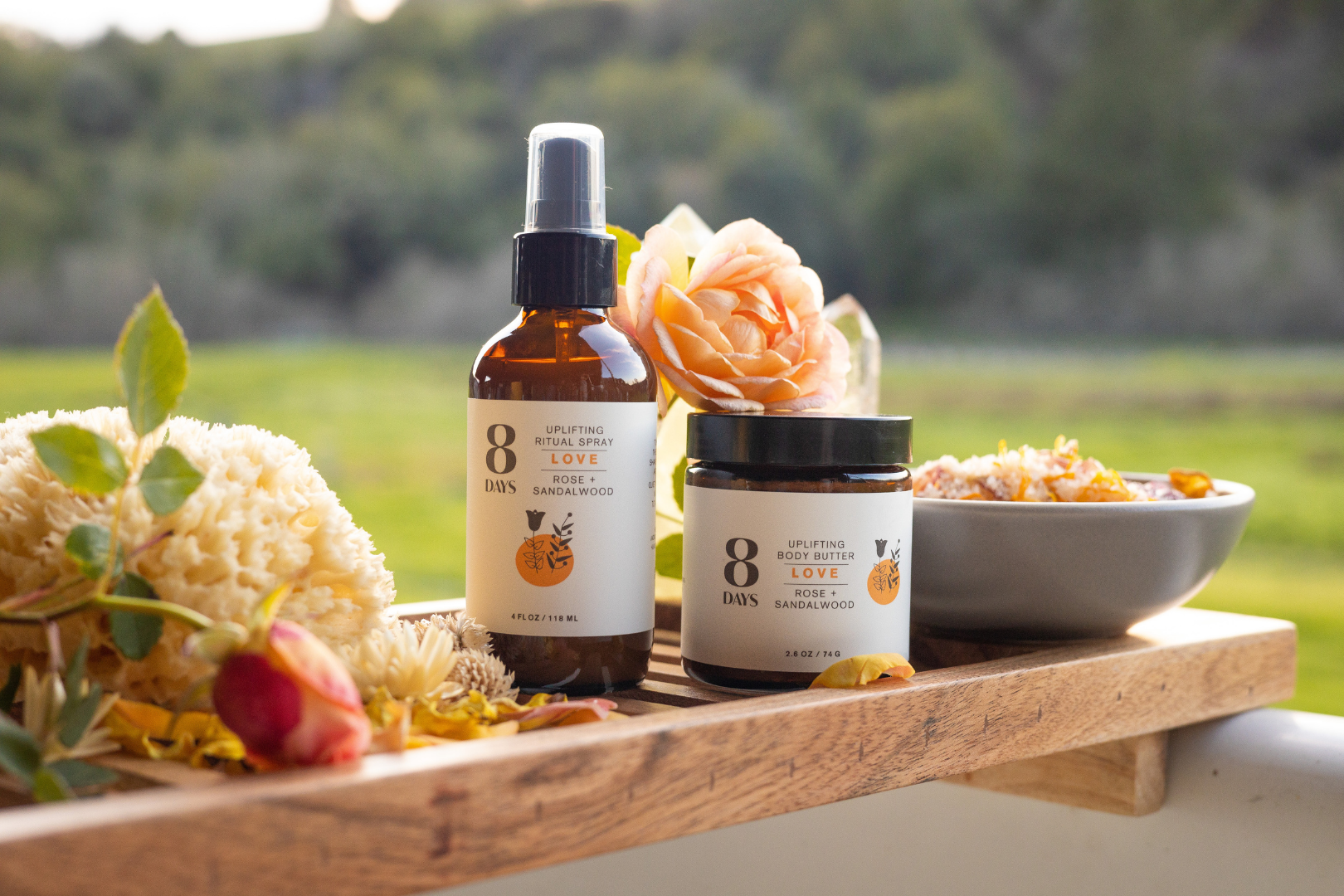 8 Days Botanicals - Love Botanical Bath Ritual Kit