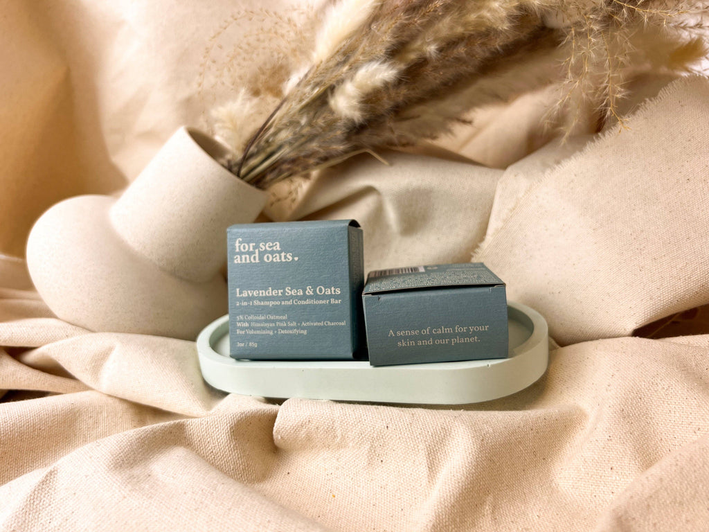 Per Sea and Oats - Shampoo e balsamo 2 in 1 Sea &amp; Oats alla lavanda