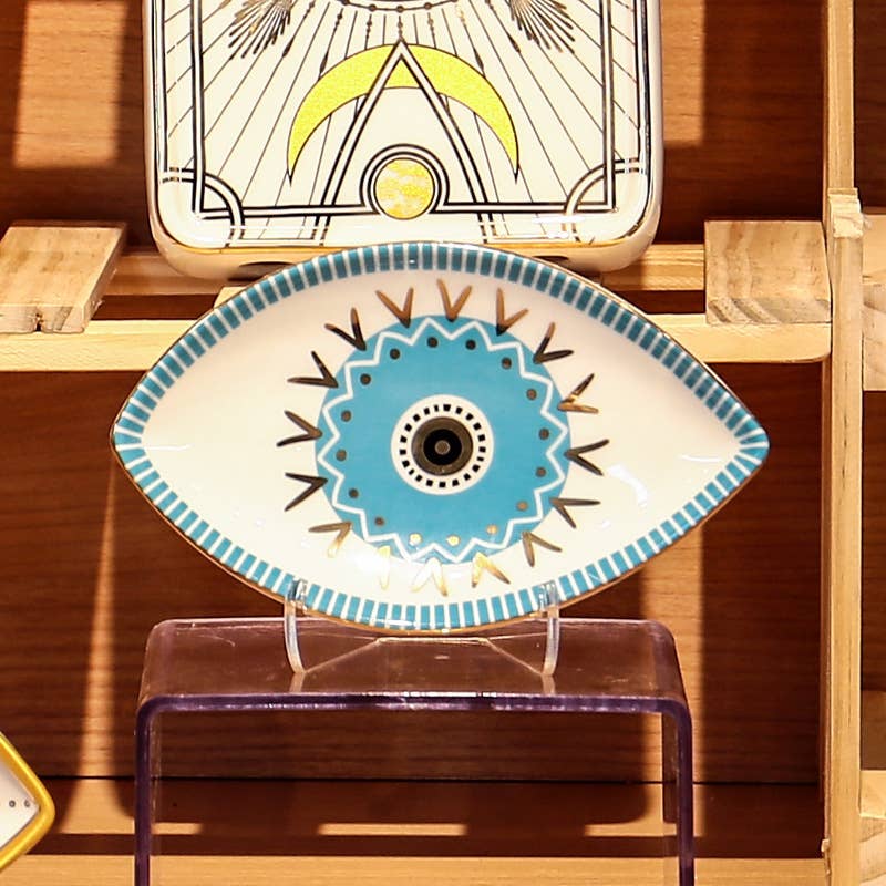 Gypsy Soul - Eye Shaped Protection Trinket Dish - 8 Pcs