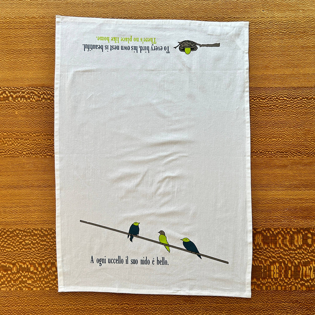 There's No Place Like Home dish towel