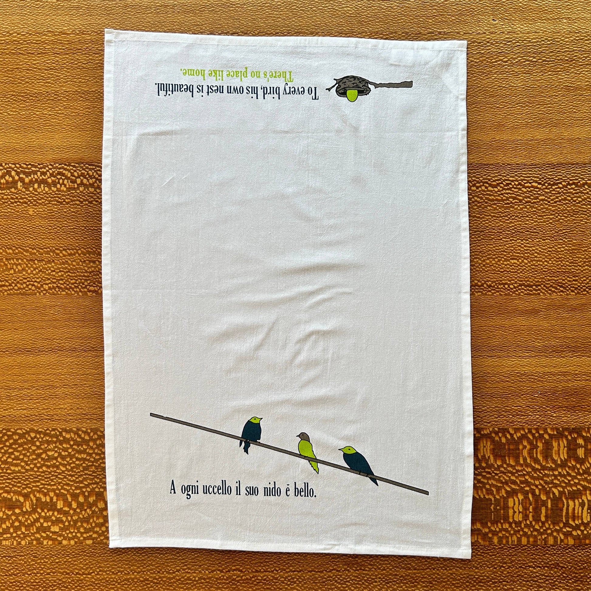 There's No Place Like Home dish towel