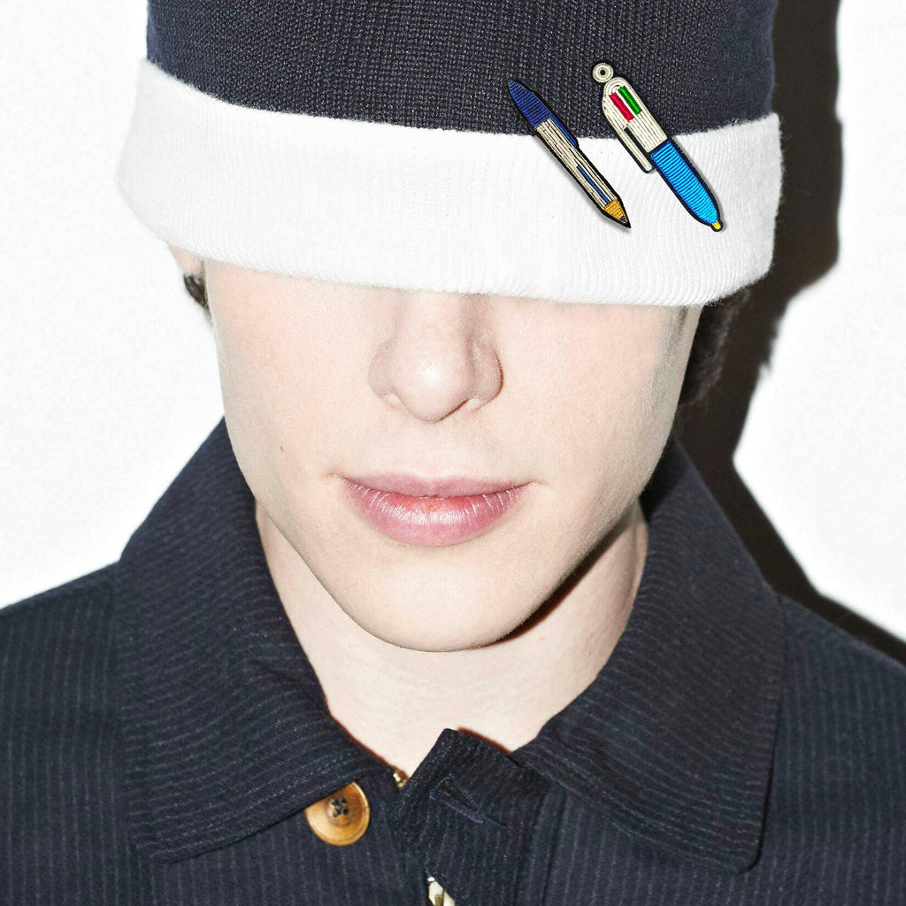 Macon & Lesquoy - Brooch - Duo of BIC® pens