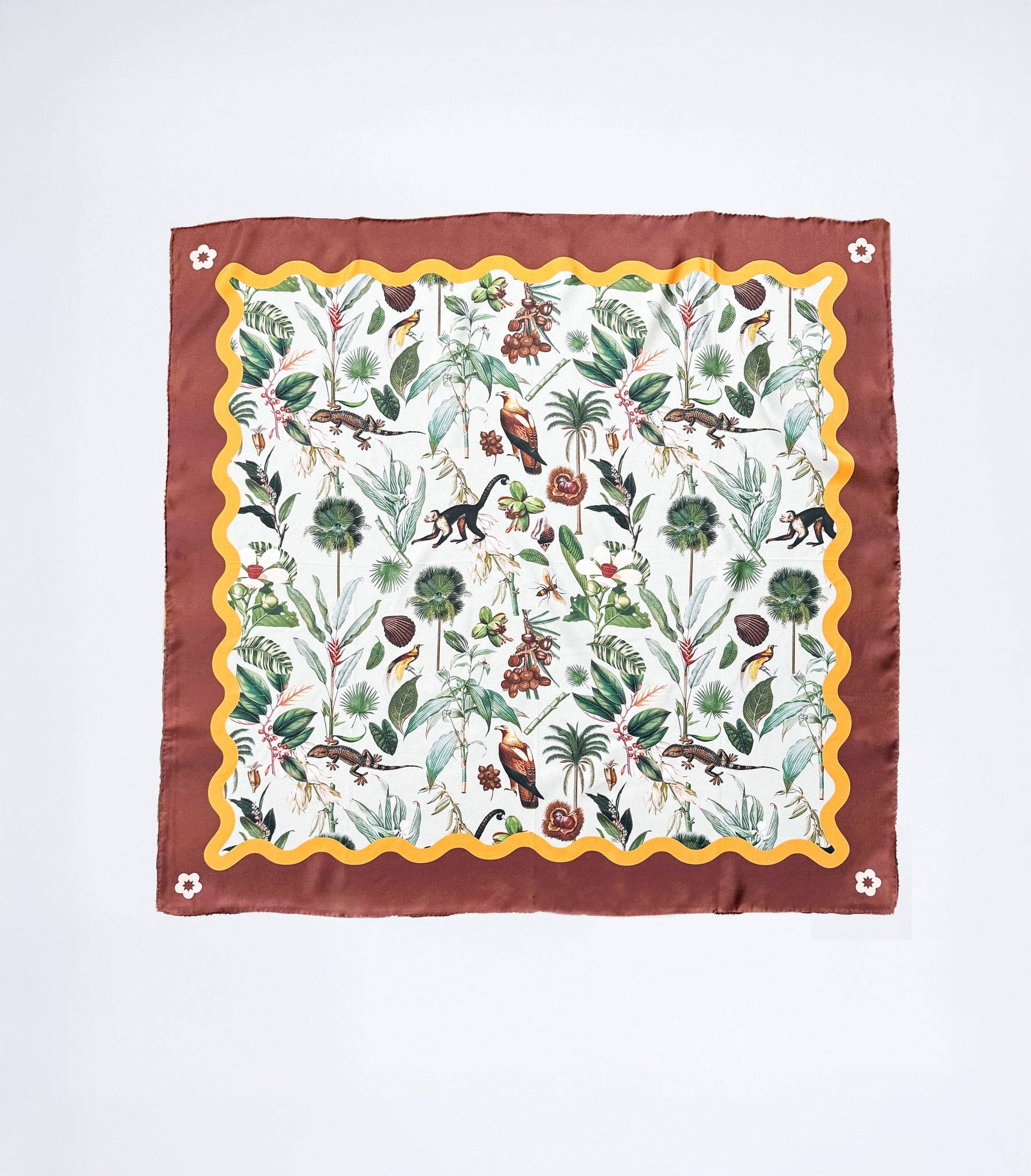 Espresso Silk Scarf
