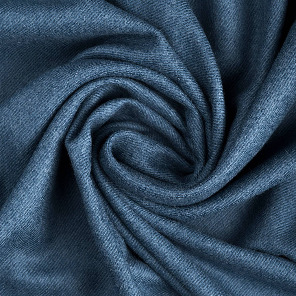 Shupaca Alpaca - 100% Baby Alpaca Throw - Blue Jean