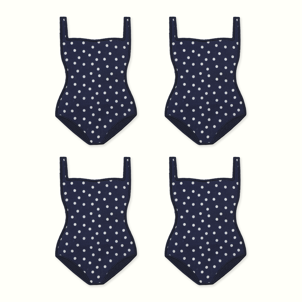 Polka Dot Swimsuit Cocktail Napkins