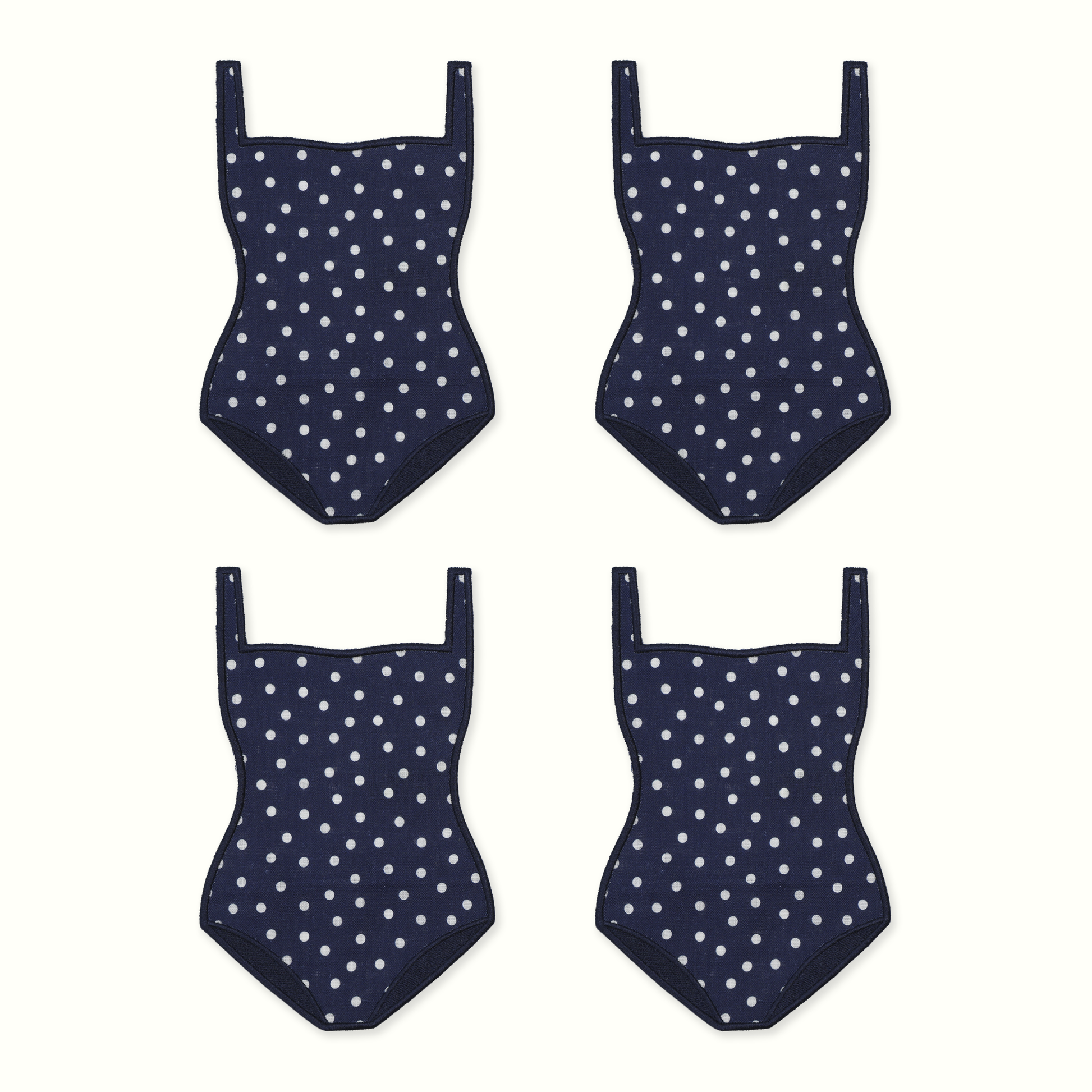 Polka Dot Swimsuit Cocktail Napkins